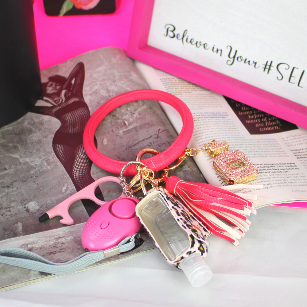 Silicone Key Ring Bracelets Ins Popular Lovely Cute Multi-style Wristlet  Keychain Wallet With Net Chapstick Holder for Women - AliExpress
